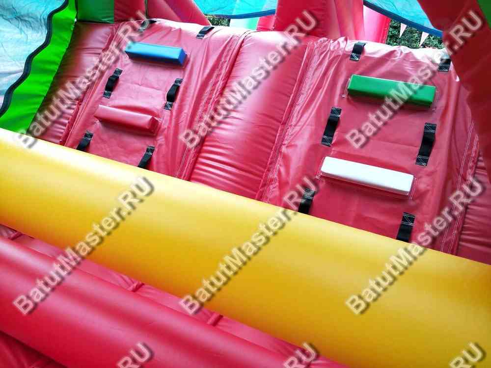 Коммерческий надувной батут "Тоннель Крокодил"