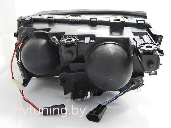 Передние фары Bmw 3 E46 angel eyes chrome