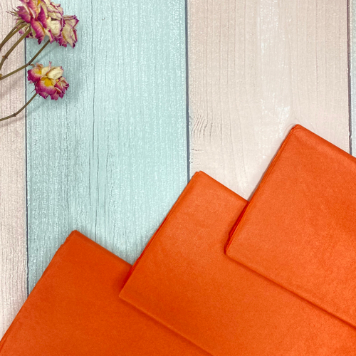 Бумага "Тишью" Оранжевый