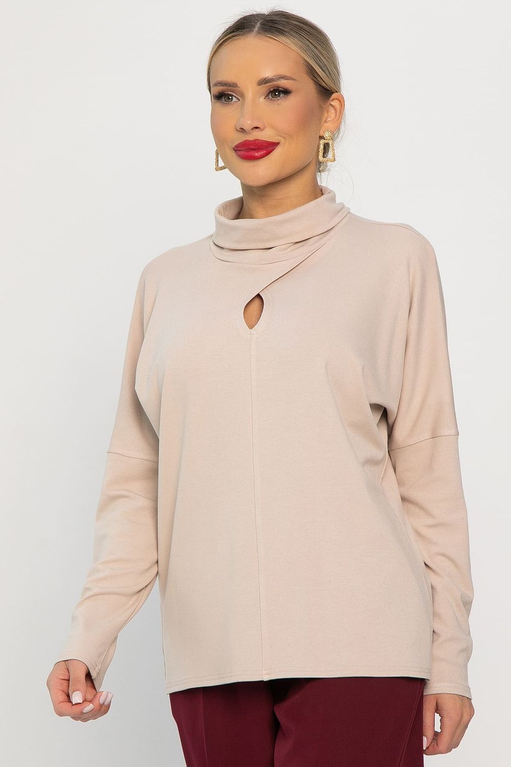 Джемпер Тринити (бежевый) Б14243-1М LT Collection