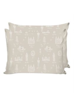 Постельное белье Сказка "Туманный альбион" 2-спальный Наволочка 50х70 см 2 шт Простынь 240х215 см Пододеяльник 175х215 см, перкаль