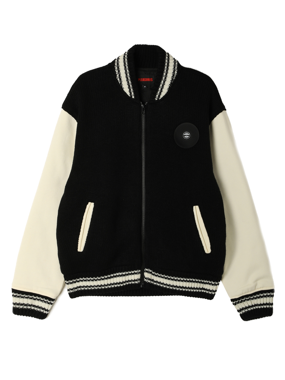 Бомбер Smoke Knitted Varsity Jacket