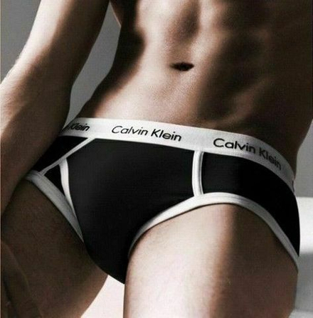 Мужские трусы брифы Calvin Klein 365 Black White