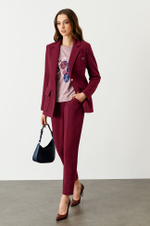 3926 Брюки женские (винный)