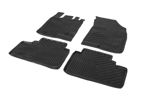 Коврики в салон автомобиля Rival для Kia Soul II поколение хэтчбек 2014-2019, литьевой полиуретан, 4 части, 62806001