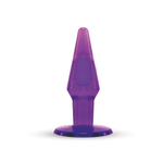 Большая фиолетовая анальная пробка JAMMY JELLY ANAL LARGE PLUG VIOLET - 13,5 см. (Цвет: фиолетовый)