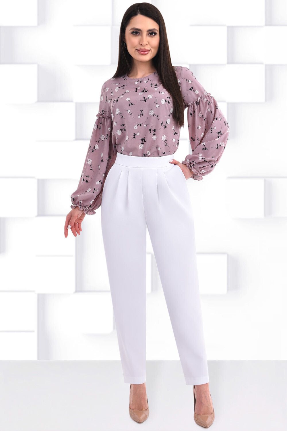 Брюки Неаполь (вайт) Brividi (Акция)