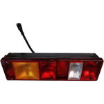 Фонарь Супермаз с проводом+отражатель левый с подсв. с лампой 24В