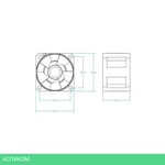 Кулер для сервера Arctic S4028-15K (ACFAN00264A)
