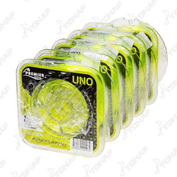 Леска UNO 0,35mm/100m F.Yellow Nylon PREMIER fishing (PR-U-Y-035-100)