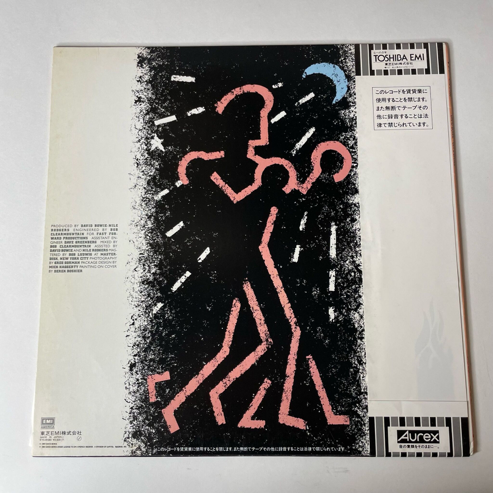Винтажная виниловая пластинка LP David Bowie Let's Dance (Japan 1983) (Obi) Ricochet