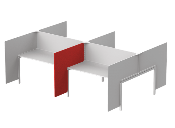 Модуль боковой -ширма 104х4х110