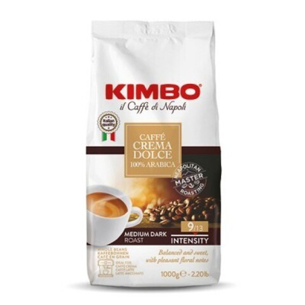 Кофе в зернах Kimbo Caffe Crema Dolce, 1 кг (Кимбо)