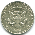1/2 доллара 1966. США (Кеннеди). XF-AU