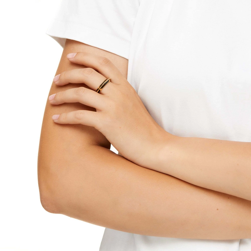 Кольцо Андреа – Чёрная эмаль