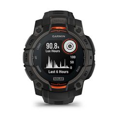 Умные часы Garmin Instinct 3 Solar 45 mm Black with Black Band (010-02934-00)