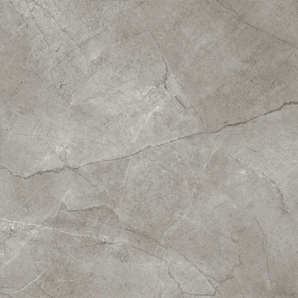 Керамогранит Alma Ceramica GFU6060RKL77R Rock Line 60x60 серый глазурованный матовый / карвинг / противоскользящий под камень