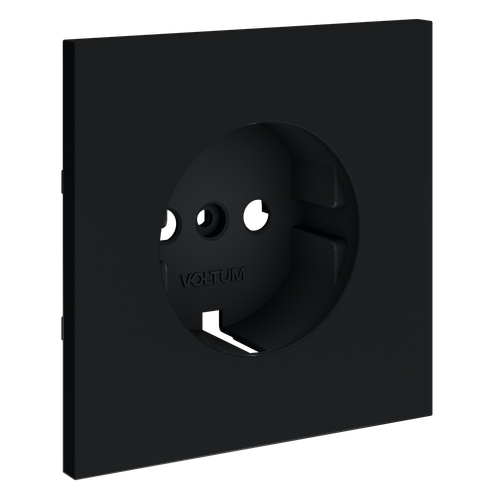 Накладка для розетки с заземлением, S70 (графит)