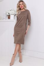 Платье  Идеальный образ (вельвет, латте) Diolche