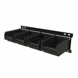 Держатель GAROPT для лотков 4шт на экран (лотки в комплекте), крепление на инструментальную тележку или перфорированную панель