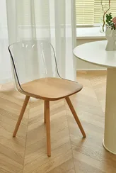 Стул Bjorg с прозрачной спинкой