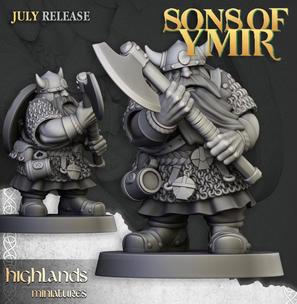 Dwarfs Warriors Two Handed Unit
