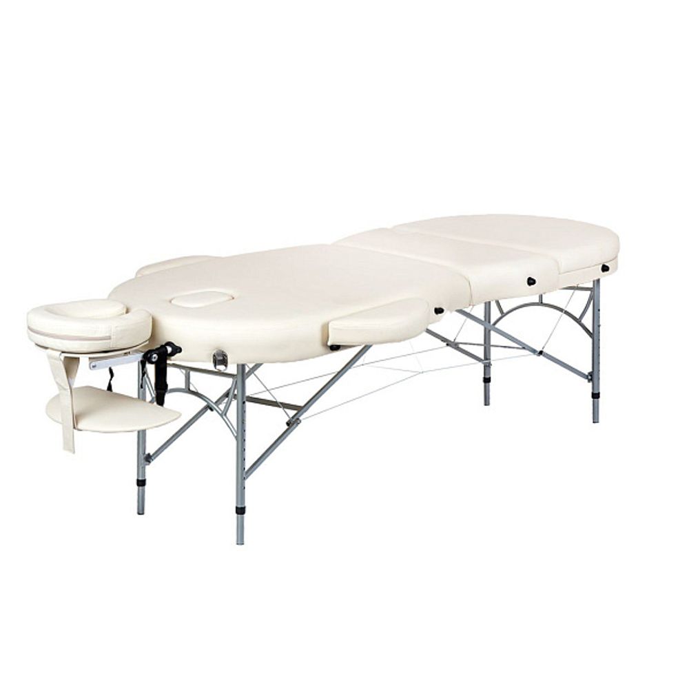 Массажный складной стол Mizomed Premium Oval 3AL крем