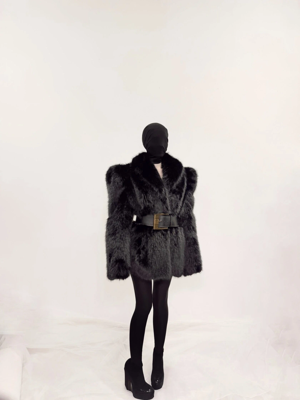 Шуба Kruella, Черный