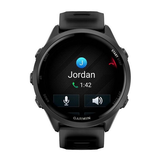 Garmin Forerunner 570 47 мм — сланцево-серый корпус, черный ремешок