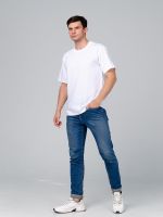 Классика М футболка оверсайз (белый) Lena Basco (Акция)