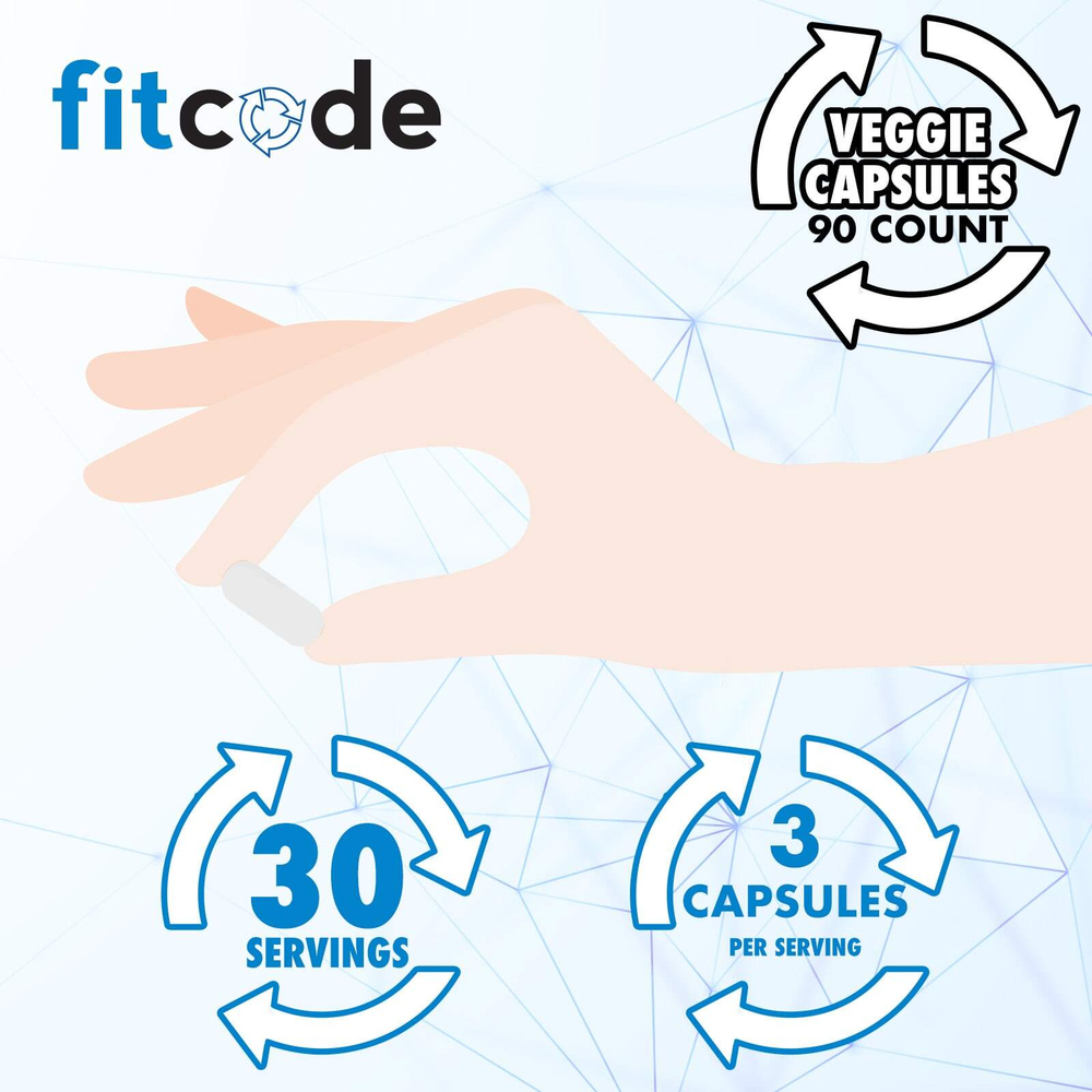 fitcode, незаменимые аминокислоты, 90 растительных капсул