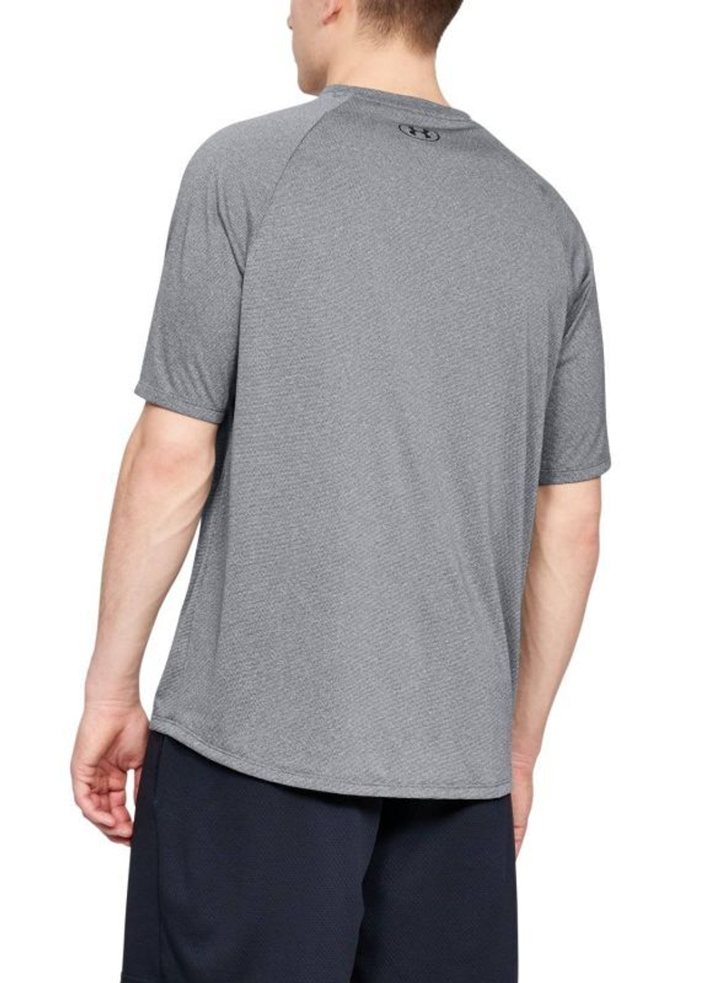 Футболка мужская теннисная Under Armour UA Tech 2.0 SS Tee Novelty - gray