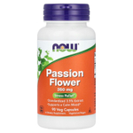 NOW Foods, пассифлора, 350 мг, 90 растительных капсул