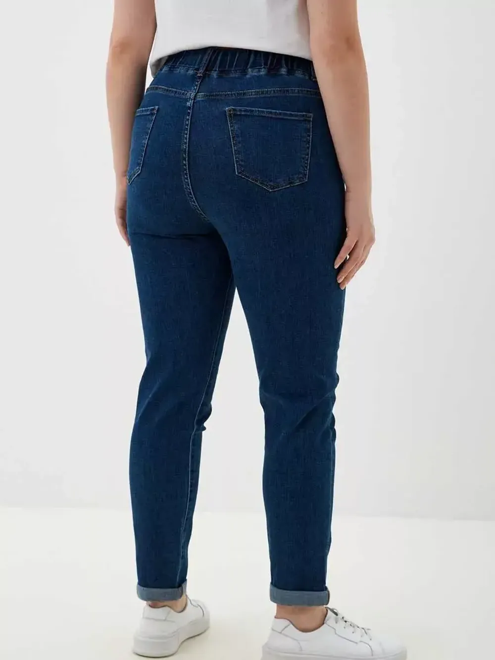 Джинсы на резинке больших размеров