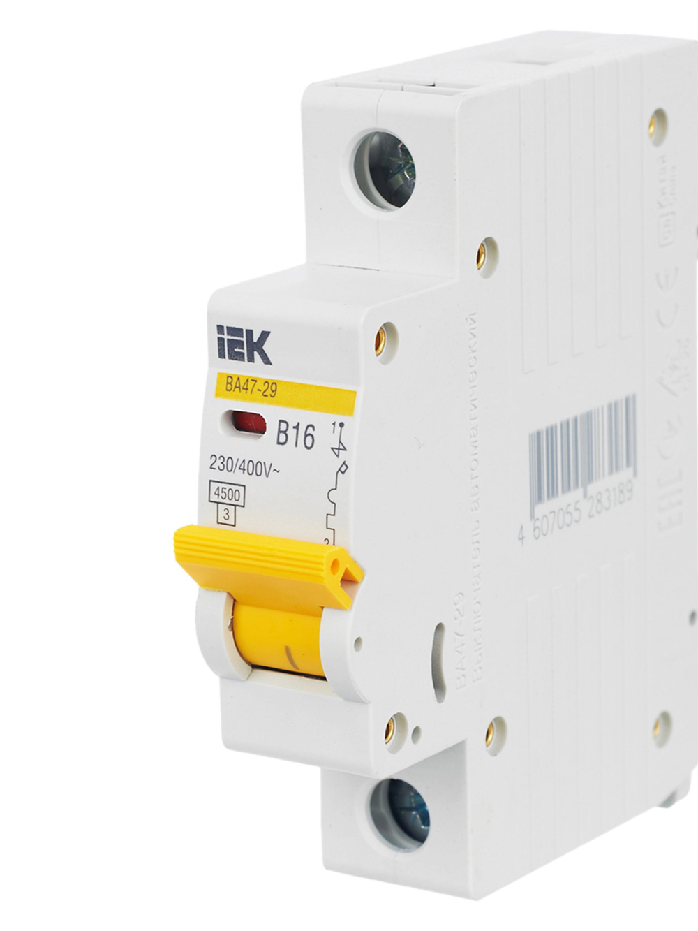 KARAT Автоматический выключатель ВА47-29 1P B 16А 4,5кА IEK