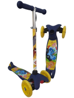 Самокат детский "Световые колеса", трехколесный, регулировка руля, розовый