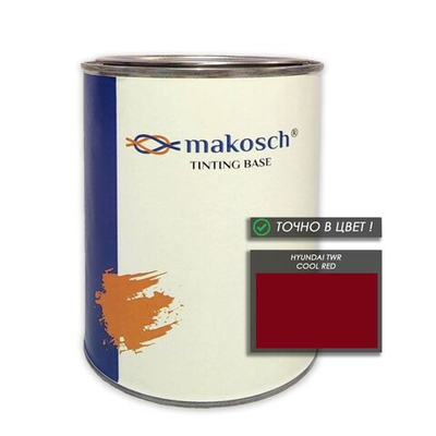 Автоэмаль makosch/HYUNDAI TWR, Базовая эмаль, красный, база, 800мл.
