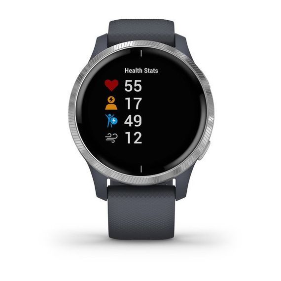 Garmin VENU синий гранит с серебристым безелем