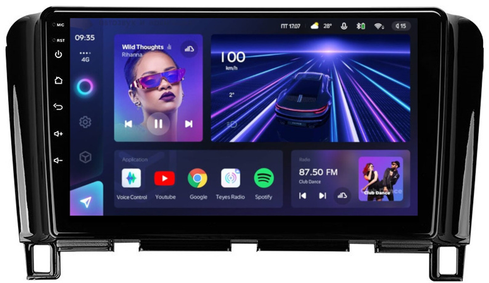 Магнитола для Nissan Serena 2010-2016 - Teyes CC3L на Android 10, 8-ядер, CarPlay, 4G SIM-слот