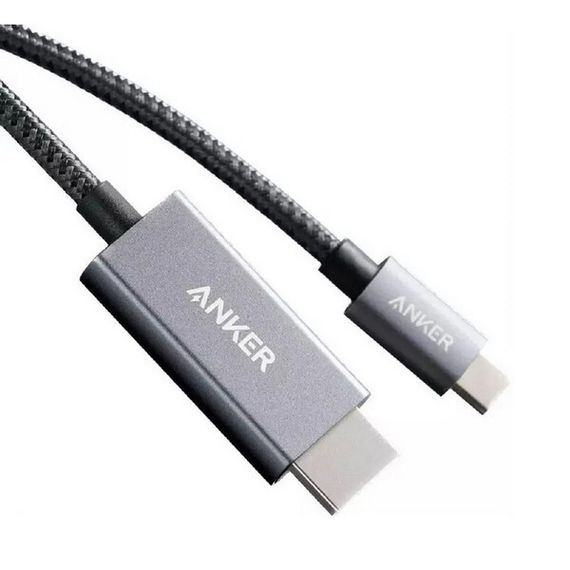 Кабель Anker 311 USB-C to HDMI 4K 1.8 м Nylon Cable (A8730H11) черный