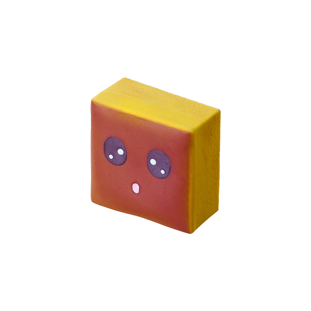 Игрушка латекс "Десерт-Пироженное кубик" 6 см
