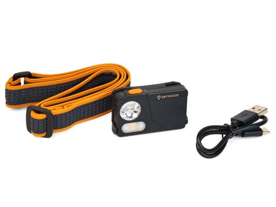 Налобный фонарь Skywoods Dragon 300 люмен, 3 режима, влагозащита