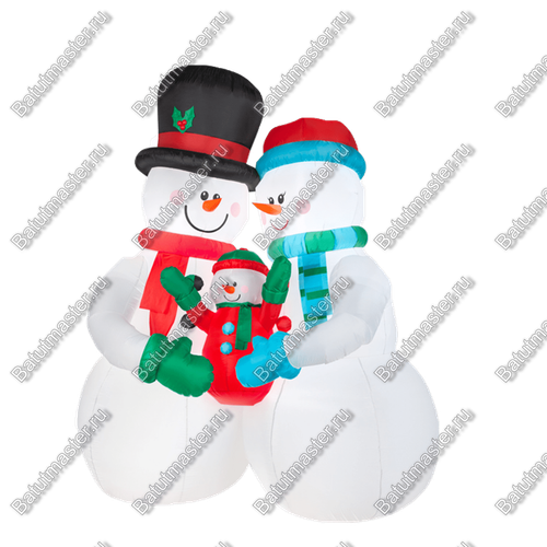 Надувная фигура «Снеговики»