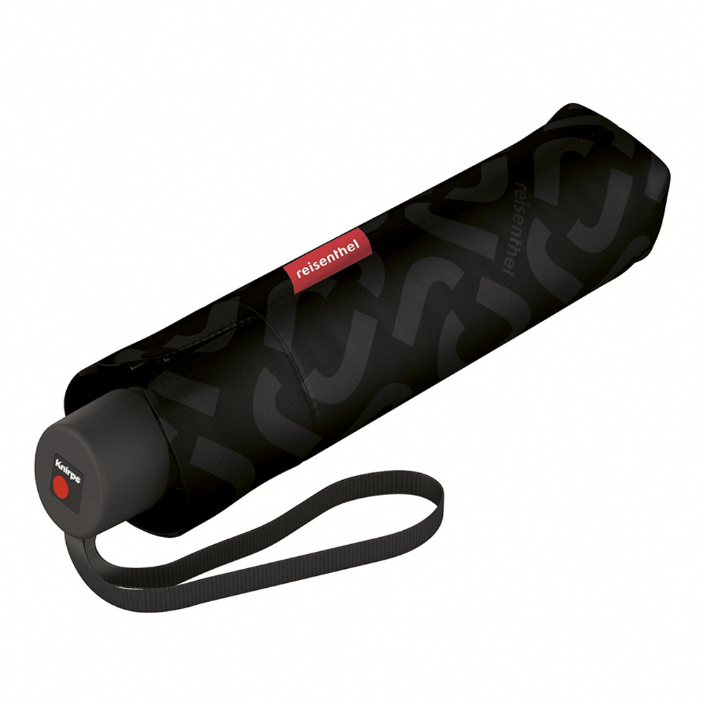 Зонт механический pocket classic signature black hot print