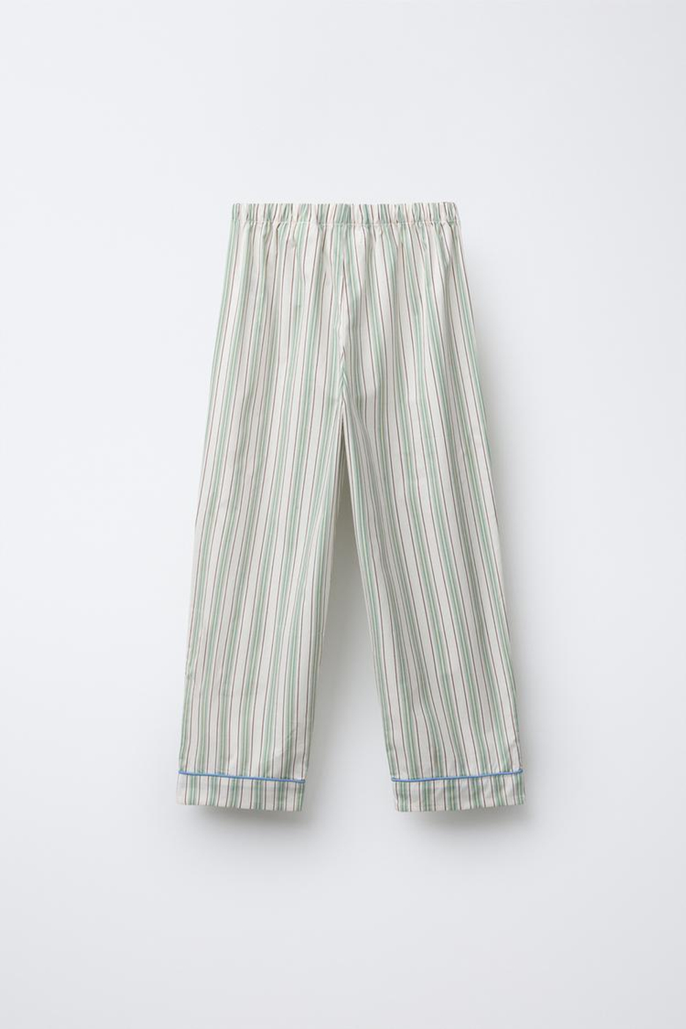 ZARA ПИЖАМА В ПОЛОСКУ, ЗЕЛЕНЫЙ