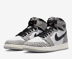 Кроссовки  AIR JORDAN 1 RETRO HIGH OG  (TECH GREY/MUSLIN-BLACK-WHITE GRIS TECHNOIR MOUSSELINE)