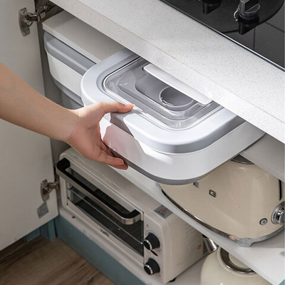 Контейнер складной для хранения 28,5*28,5*25см, с магнитной крышкой, серый