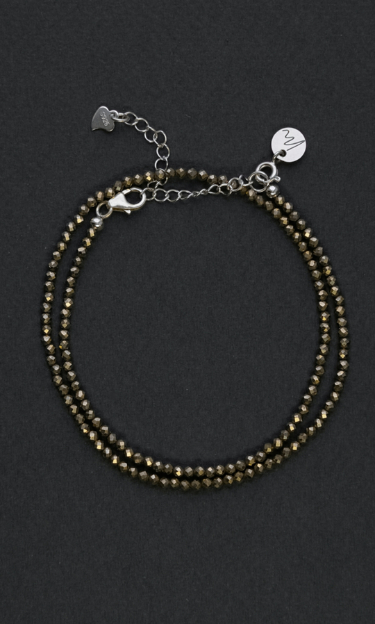 Чокер "Memo about Career" из пирита 33-38 см