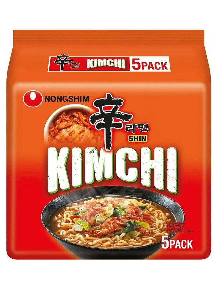 Лапша Nongshim Shin Ramyun Kimchi 120 г 5 шт