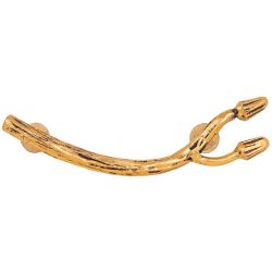 Ручка мебельная скоба Орхидея правая Амбер